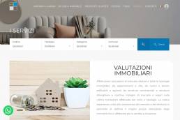 schermata sito web