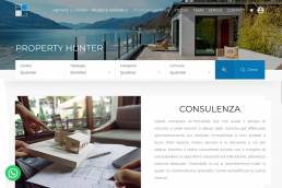 schermata sito web